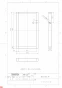 TOTO TYC505 商品図面 クリーンドライ（ハンドドライヤー) 取付用木枠 商品図面1