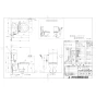 アサヒ衛陶 AF400LR46LW 取扱説明書 商品図面 施工説明書 簡易水洗サンクリーン 暖房便座 手洗なし 商品図面1
