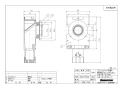 ブリヂストン GS4N-22NO 商品図面 壁用水栓ジョイントボックス 商品図面1