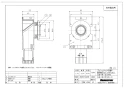 ブリヂストン GS4N-25NO 商品図面 プッシュマスター 壁用水栓ジョイントボックス 商品図面1