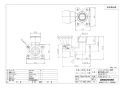 ブリヂストン NAE20J 商品図面 プッシュマスター 座付水栓エルボ テーパーネジ 商品図面1