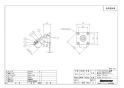 ブリヂストン NAF10J5 商品図面 床立上げ用アダプター テーパーネジ(45°) 商品図面1