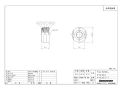 ブリヂストン PTF25J 取扱説明書 商品図面 テストアダプター真鍮製 商品図面1
