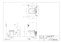ダイワ化成 FAI-17-PI 取扱説明書 商品図面 施工説明書 オート簡易水洗トイレ 暖房便座 商品図面1