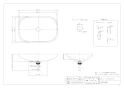 カクダイ #LY-493202 取扱説明書 商品図面 丸型洗面器･洗面ボウル 商品図面1