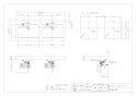 カクダイ #MR-493223 取扱説明書 商品図面 角型洗面器･洗面ボウル 商品図面1