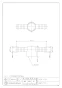 カクダイ 054-001 商品図面 分岐アダプター 商品図面1