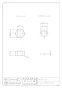 カクダイ 0675-20 商品図面 フレキパイプ用フクロナット 商品図面1