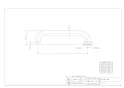 カクダイ 0752-240 商品図面 Uパイプ 240 商品図面1