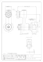 カクダイ 101-417 商品図面 アジャストクランク 商品図面1