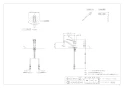 カクダイ 117-062-180 取扱説明書 商品図面 施工説明書 シングルレバー混合栓 商品図面1