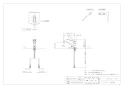 カクダイ 117-062K-180 取扱説明書 商品図面 施工説明書 シングルレバー混合栓 商品図面1