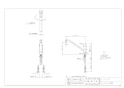 カクダイ 117-071 商品図面 シングルレバー混合栓 商品図面1