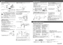 カクダイ 117-121K 取扱説明書 商品図面 施工説明書 ｼﾝｸﾞﾙﾚﾊﾞｰ混合栓(ｼｬﾜｰつき) 取扱説明書2