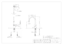 カクダイ 117-136-D 取扱説明書 商品図面 施工説明書 ｼﾝｸﾞﾙﾚﾊﾞｰ混合栓 ﾏｯﾄﾌﾞﾗｯｸ 商品図面1