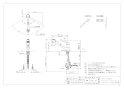 118-049K 取扱説明書 商品図面 施工説明書 シングルレバー引出し混合栓 商品図面1