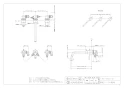 カクダイ 125-004-D 取扱説明書 商品図面 壁付2ﾊﾝﾄﾞﾙ混合栓 ﾏｯﾄﾌﾞﾗｯｸ 商品図面1