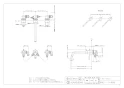 カクダイ 125-004 取扱説明書 商品図面 壁付2ﾊﾝﾄﾞﾙ混合栓 商品図面1