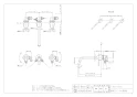 カクダイ 125-005 取扱説明書 商品図面 壁付2ﾊﾝﾄﾞﾙ混合栓 商品図面1