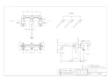 カクダイ 125-006 取扱説明書 商品図面 壁付2ﾊﾝﾄﾞﾙ混合栓 商品図面1