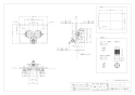 カクダイ 127-103K-W 取扱説明書 商品図面 施工説明書 洗濯機用混合栓(天井配管用) 商品図面1