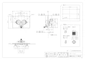 カクダイ 127-103 取扱説明書 商品図面 施工説明書 洗濯機用混合栓(天井配管用) 商品図面1