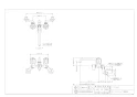 カクダイ 1378S 取扱説明書 商品図面 2ハンドルシャワー混合栓 商品図面1