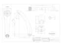 カクダイ 139-017 取扱説明書 商品図面 2ハンドルシャワー混合栓 商品図面1