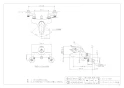 カクダイ 143-012K 取扱説明書 商品図面 施工説明書 ｼﾝｸﾞﾙﾚﾊﾞｰｼｬﾜｰ混合栓 商品図面1