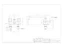 カクダイ 152-103 取扱説明書 商品図面 2ハンドルシャワー混合栓 商品図面1