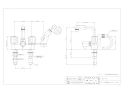 1521S 取扱説明書 商品図面 2ハンドル混合栓(シャワーつき) 商品図面1