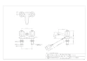 1532S 取扱説明書 商品図面 2ハンドル混合栓 商品図面1