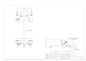 カクダイ 173-061K 取扱説明書 商品図面 施工説明書 サーモスタットシャワー混合栓 商品図面1