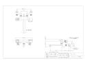 カクダイ 173-062 取扱説明書 商品図面 施工説明書 サーモスタットシャワー混合栓 商品図面1