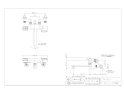 カクダイ 173-063 取扱説明書 商品図面 施工説明書 サーモスタットシャワー混合栓 商品図面1