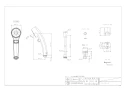 カクダイ 173-136K 取扱説明書 商品図面 施工説明書 サーモスタットシャワー混合栓(逆配管) 商品図面1