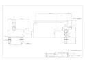 カクダイ 175-010 取扱説明書 商品図面 施工説明書 サーモスタットシャワー混合栓(ﾃﾞｯｷﾀｲﾌﾟ) 商品図面1