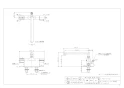 カクダイ 175-012 取扱説明書 商品図面 施工説明書 サーモスタットシャワー混合栓(ﾃﾞｯｷﾀｲﾌﾟ) 商品図面1