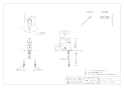 カクダイ 183-038K 取扱説明書 商品図面 施工説明書 シングルレバー混合栓 商品図面1