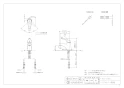 カクダイ 183-038 取扱説明書 商品図面 施工説明書 シングルレバー混合栓 商品図面1