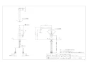 カクダイ 183-301 取扱説明書 商品図面 施工説明書 ｼﾝｸﾞﾙﾚﾊﾞｰ混合栓 商品図面1