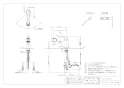 カクダイ 184-022K 取扱説明書 商品図面 施工説明書 シングルレバー引出し混合栓 商品図面1