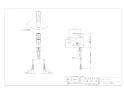 185-111K 取扱説明書 商品図面 施工説明書 シングルレバー混合栓 商品図面1