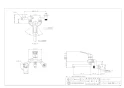 カクダイ 192-337 取扱説明書 商品図面 シングルレバー混合栓(増設クランクつき) 商品図面1