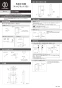 カクダイ 200-311 商品図面 施工説明書 角型手洗器(ｷｬﾋﾞﾈｯﾄつき) 施工説明書1