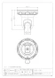 カクダイ 353-595 商品図面 吸盤式角度調節シャワーフック 商品図面1