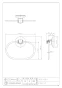 カクダイ 353-600 取扱説明書 商品図面 タオルリング 商品図面1