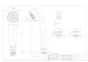 カクダイ 355-803 商品図面 シャワーヘッド 商品図面1