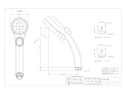 カクダイ 356-913-P 商品図面 リラックスストップシャワー ピンク 商品図面1