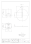 カクダイ 358-125-M 商品図面 シャワーフック(化粧プレートつき) 商品図面1